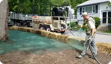 Fast, effective erosion control and lawn establishment